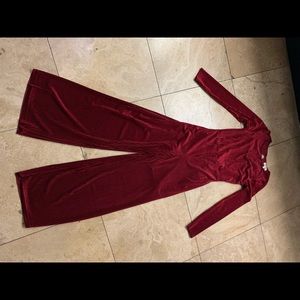 Velvet jumpsuit
